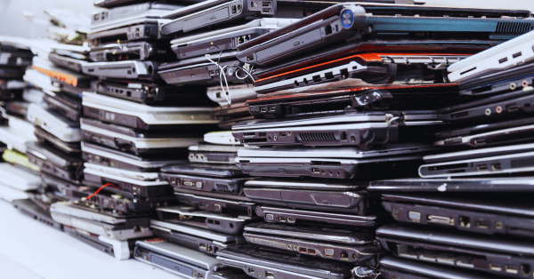 Stack of Laptops