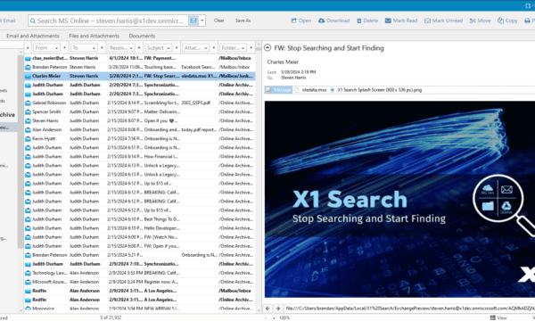 x1 search online archive