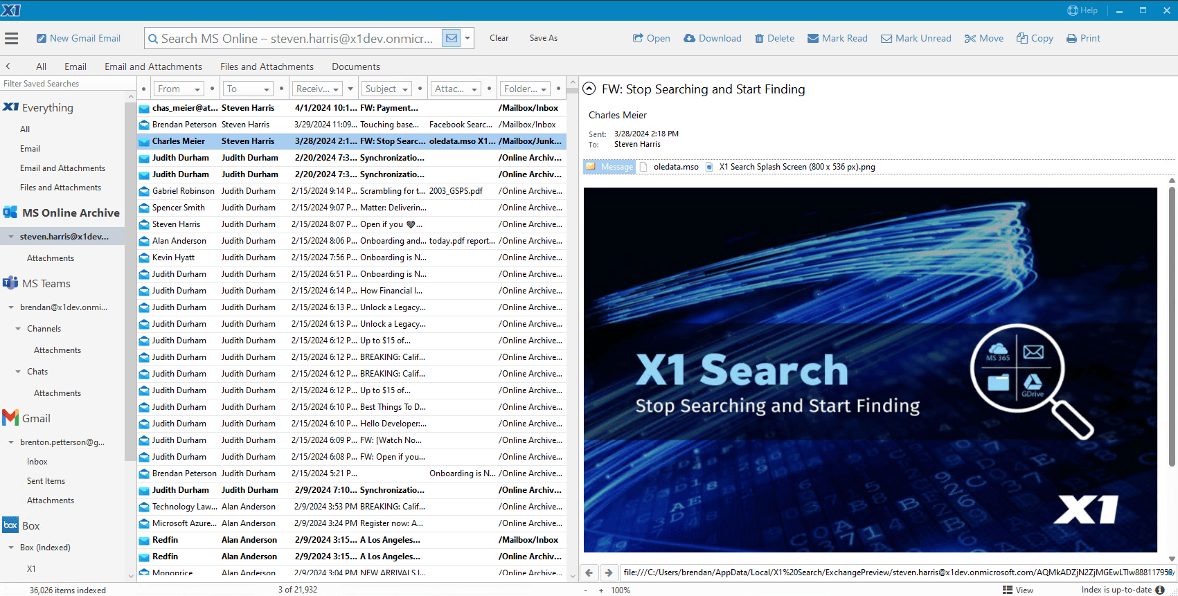 x1 search online archive