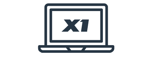 x1 computer logo